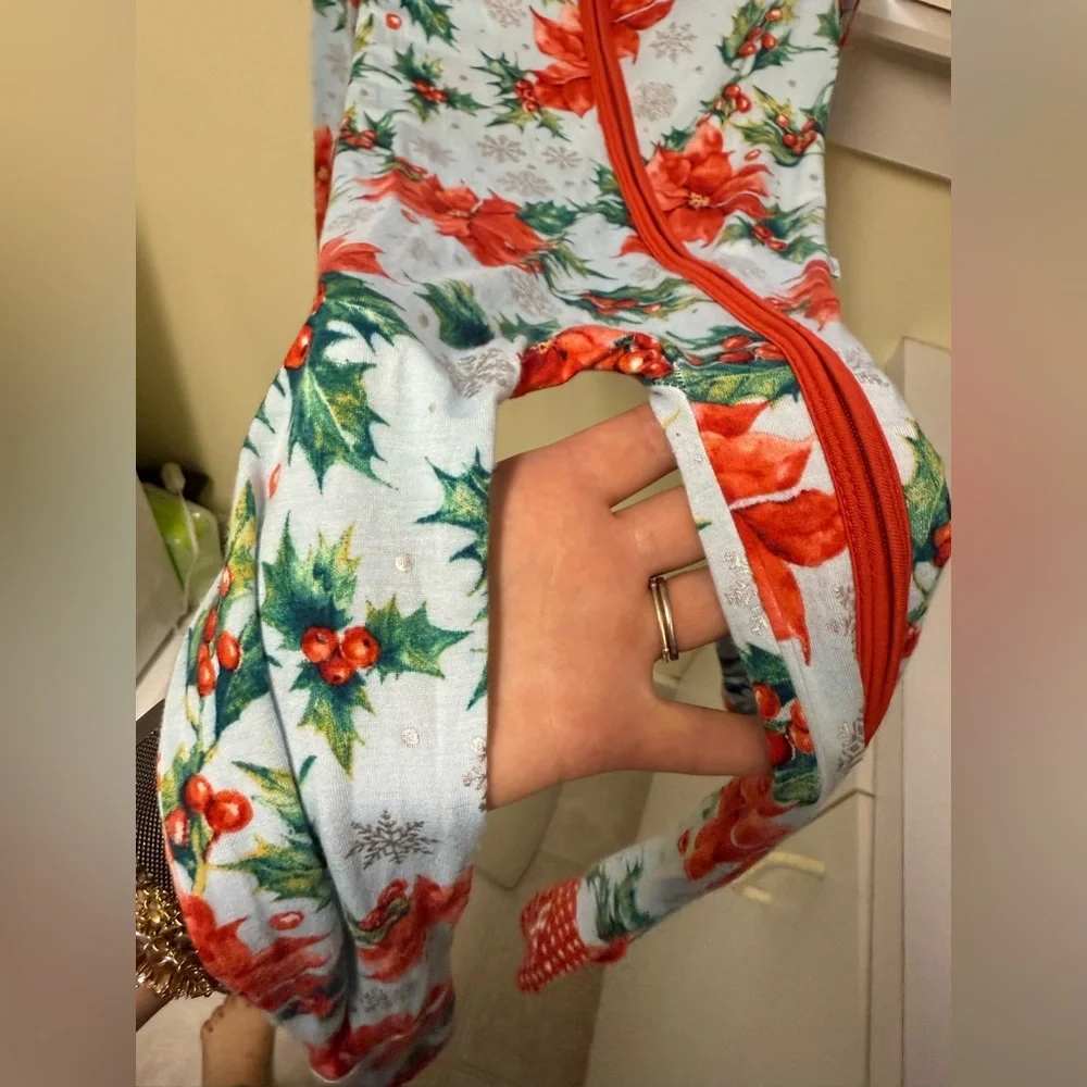 POSH PEANUT Winter Lily Convertible One Piece, Blue Size 3T - Picture 6 of 6